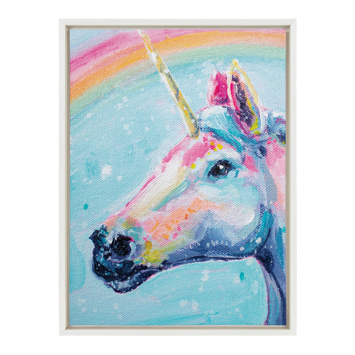 Sylvie Do You Believe in Magic Framed Canvas by Rachel Christopoulos