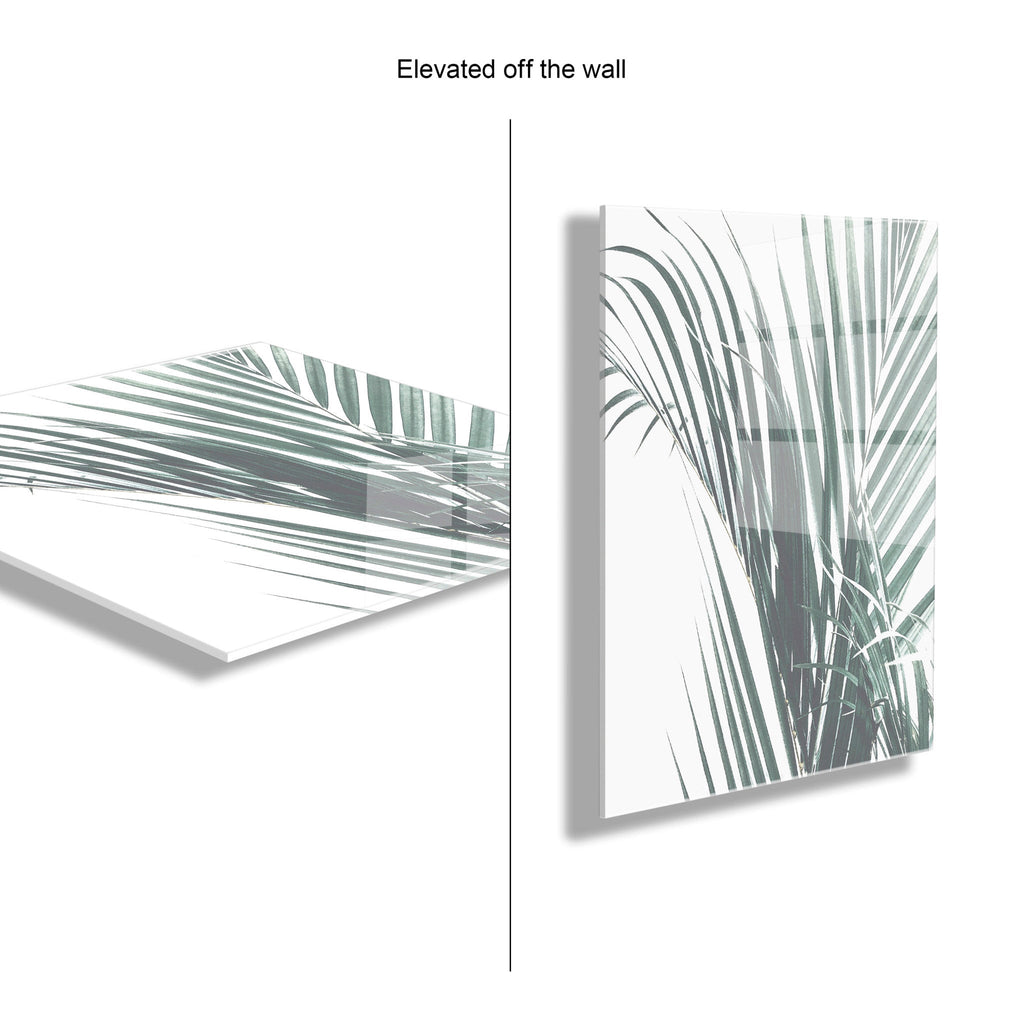Botanical Greenery Floating Acrylic Set of 6
