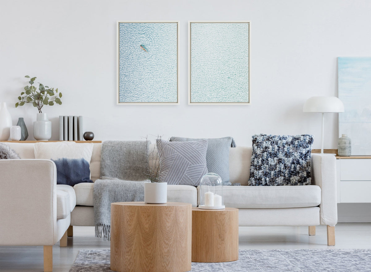Sylvie Woman Floating I and II Framed Canvas Set of 2 by Amy Peterson Art Studio