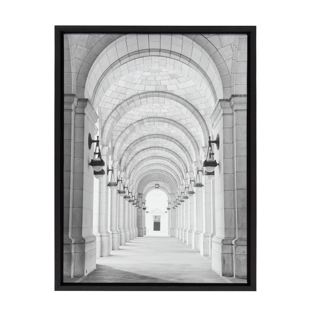 Sylvie Union Station Framed Canvas by Golie