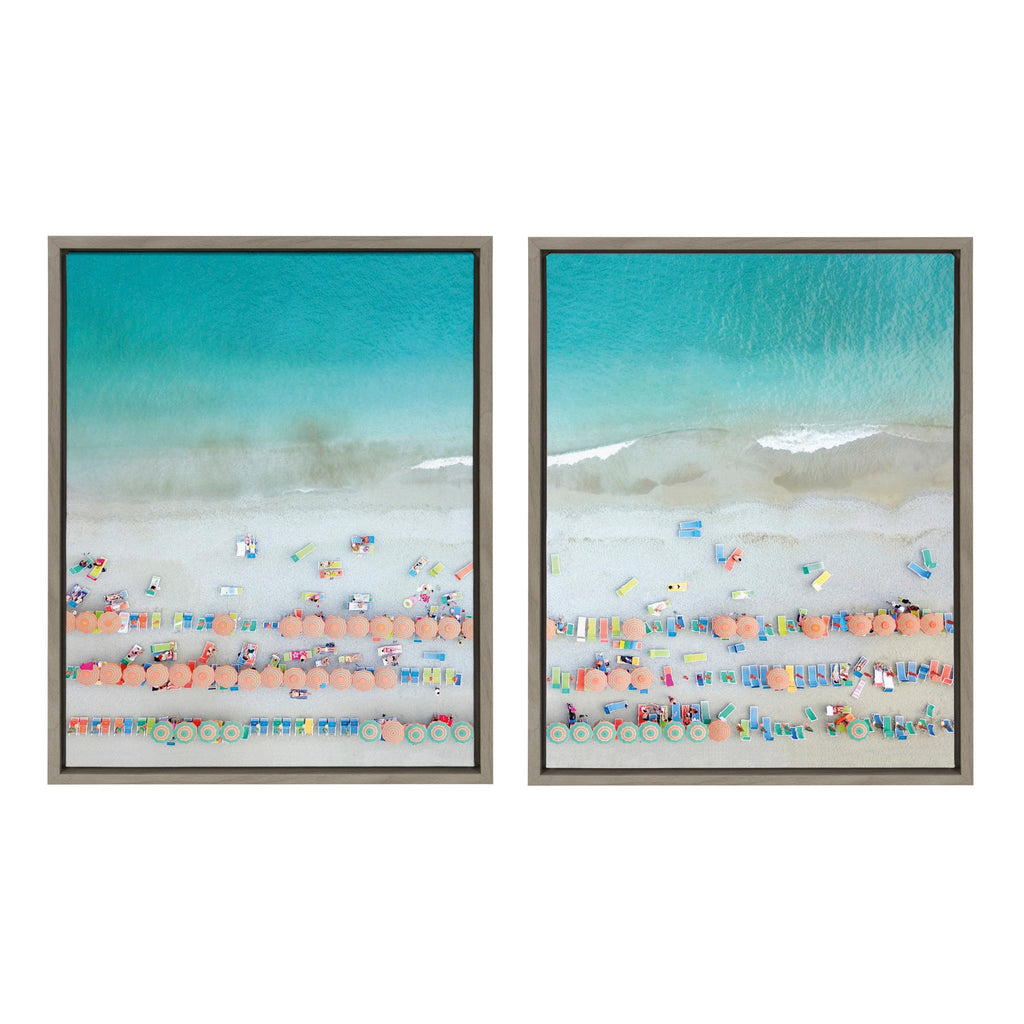 Sylvie Monterosso 6 Framed Canvas Set of 2 by Rachel Bolgov