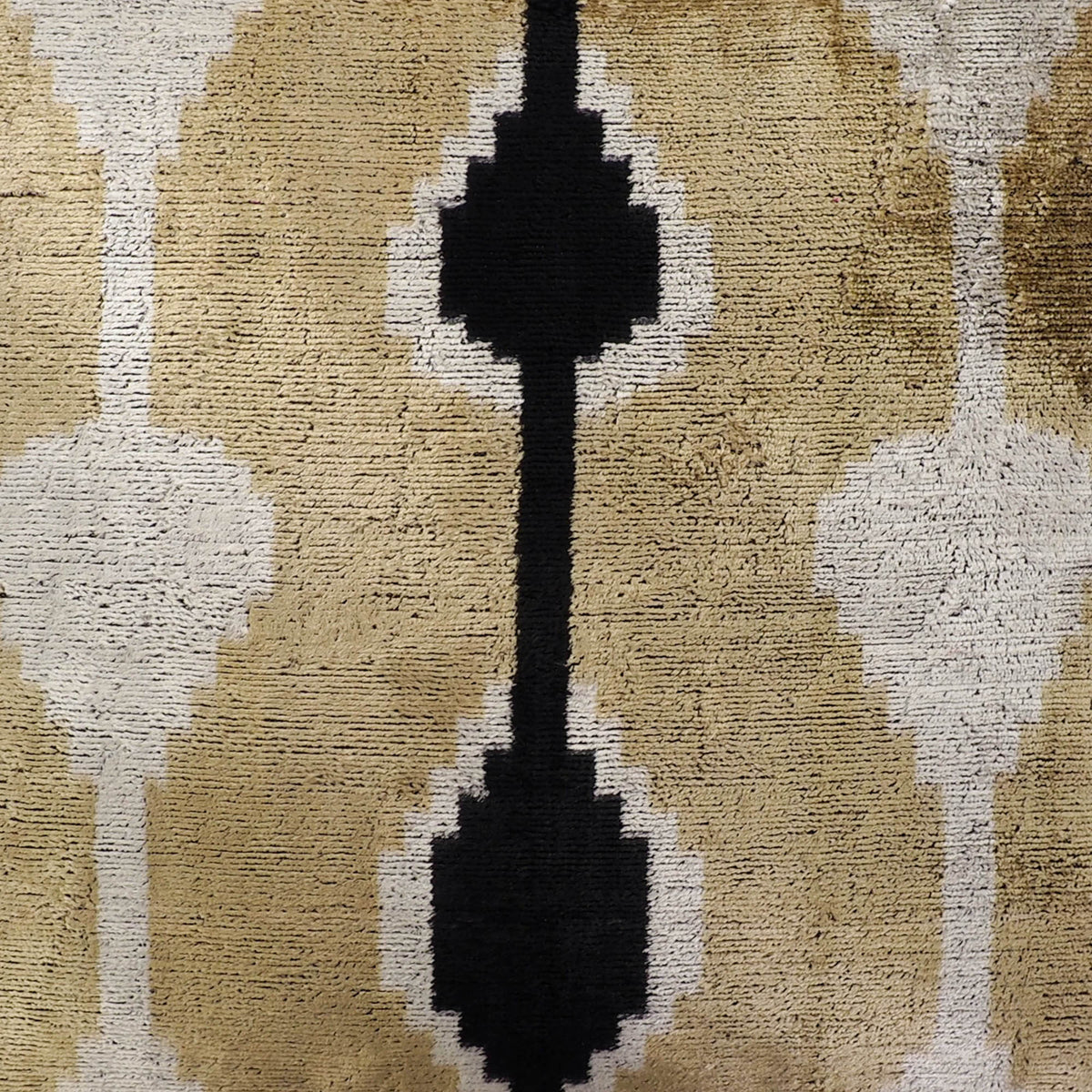 Kisses Silk Velvet Ikat Pillow Cover, 20 x 20