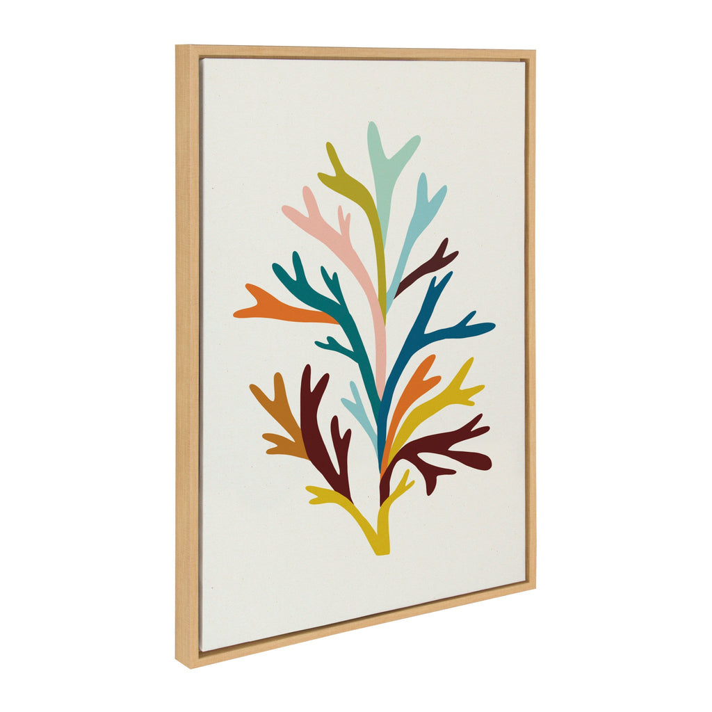 Sylvie Sea Plant and Ocean Treasures Framed Canvas Set of 3 by Alicia Schultz