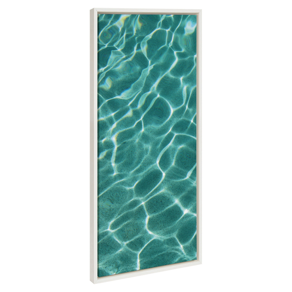 Sylvie Pool Days Framed Canvas by Rachel Bolgov
