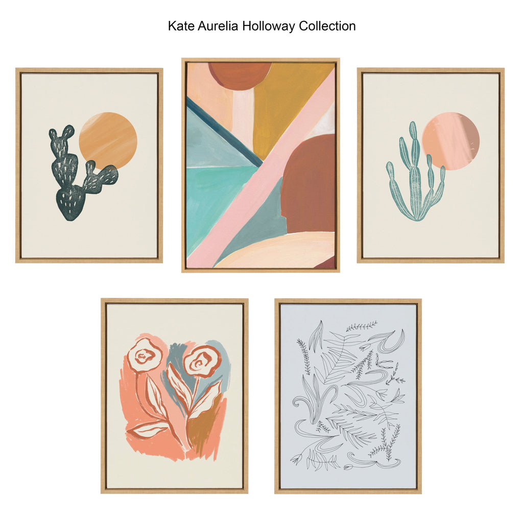 Sylvie Desert Sunrise Framed Canvas by Kate Aurelia Holloway