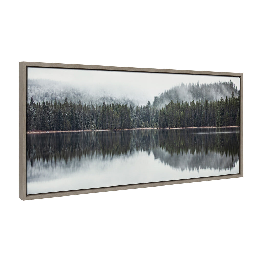 Sylvie Still Reflection Framed Canvas by Emiko and Mark Franzen of F2Images