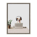 Sylvie You can call me Doug, I’m in IT Framed Canvas by The Creative Bunch Studio
