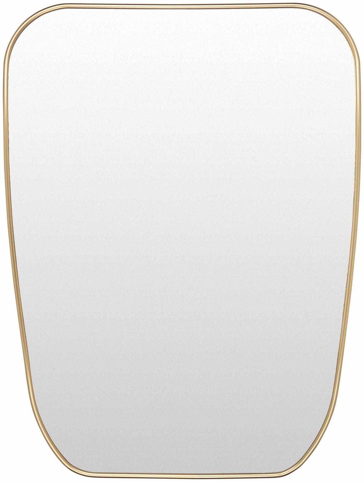 Orbassano Gold Frame Round Mirror