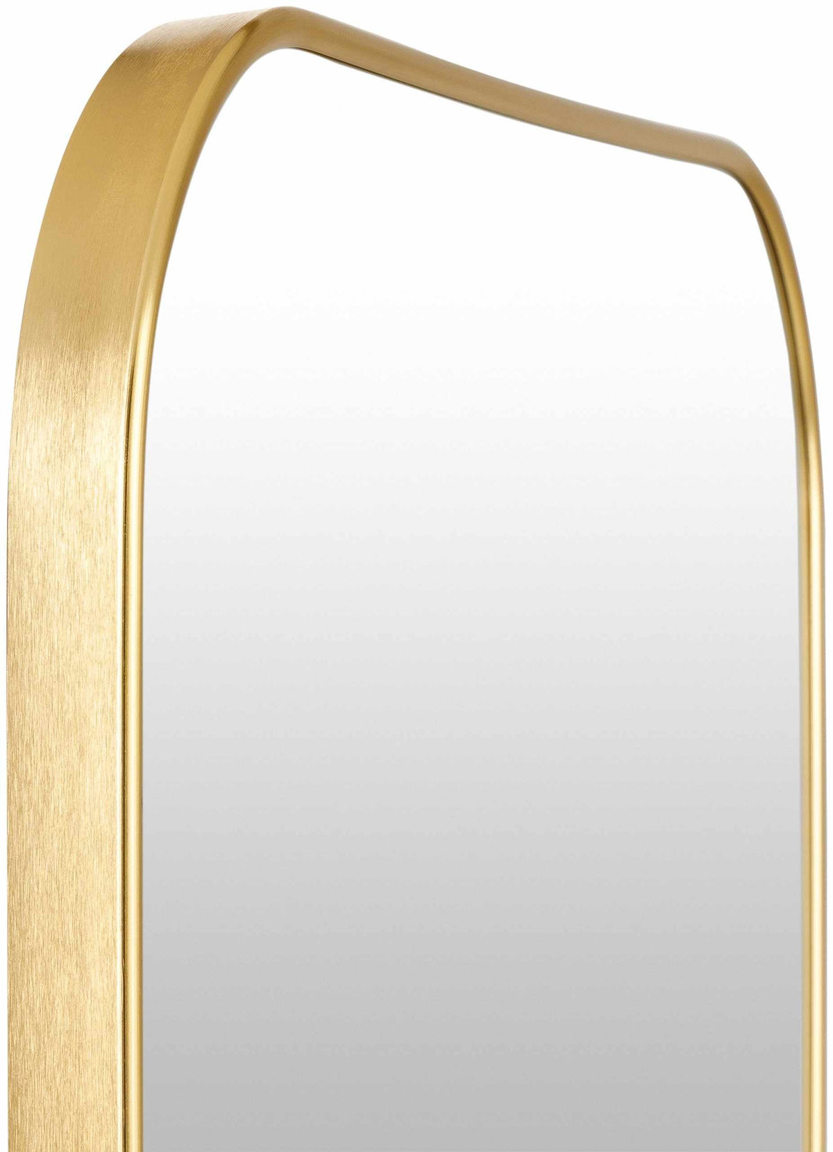 Orbassano Gold Frame Round Mirror