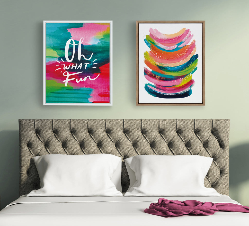 Sylvie Oh What Fun Framed Canvas by Jessi Raulet Of EttaVee