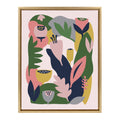 Sylvie Myriam's Garden Framed Canvas by Myriam VanNeste
