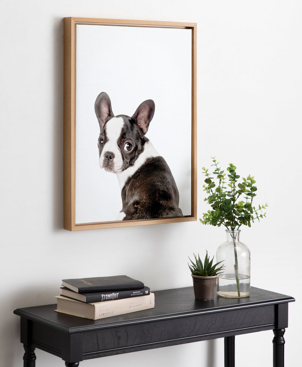 Sylvie Animal Studio French Bulldog Framed Canvas by Amy Peterson Art Studio
