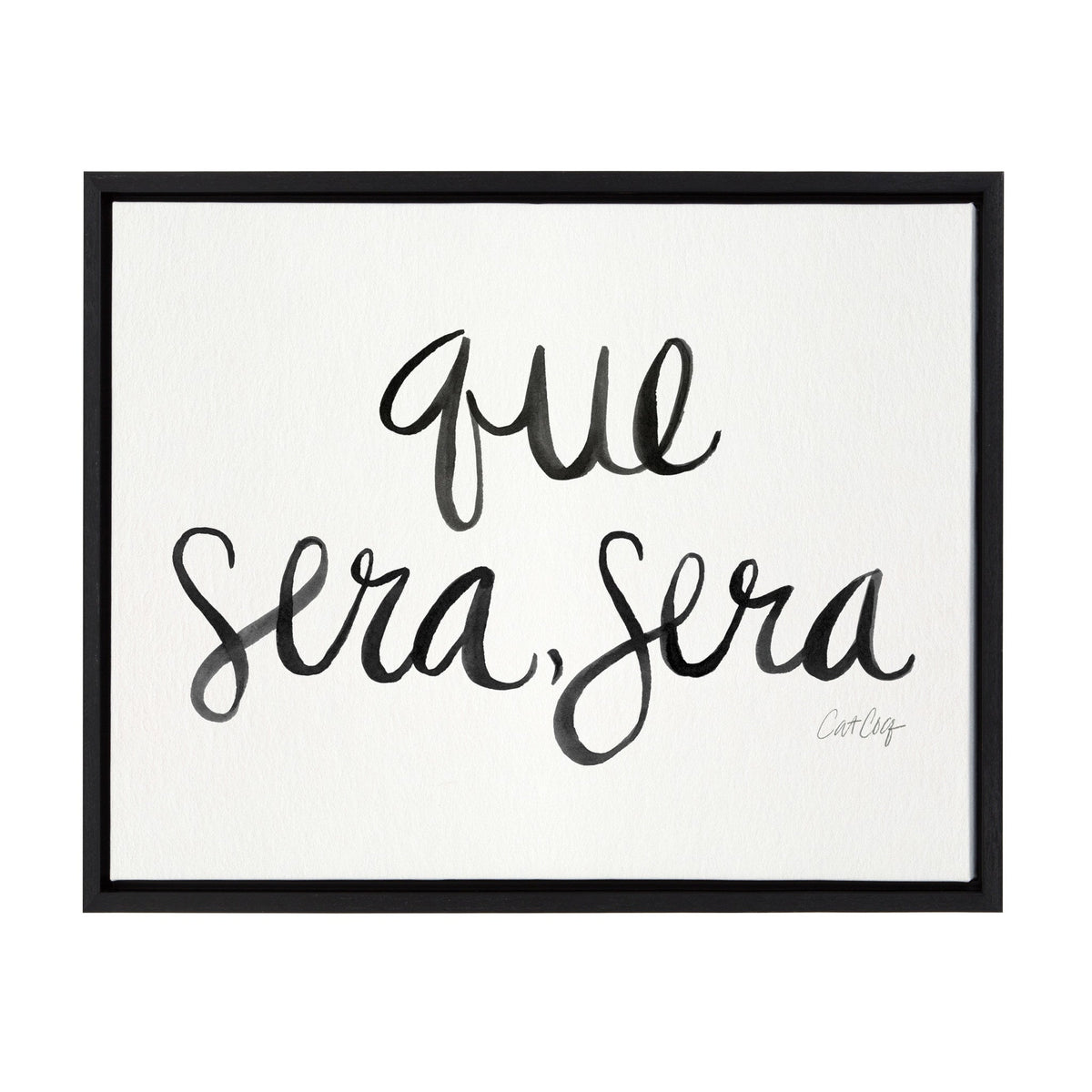 Sylvie Que Sera Sera Framed Canvas by Cat Coquillette