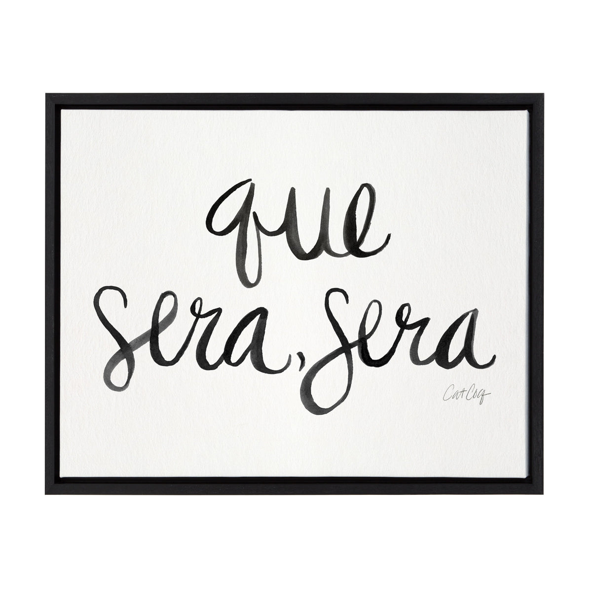 Sylvie Que Sera Sera Framed Canvas by Cat Coquillette