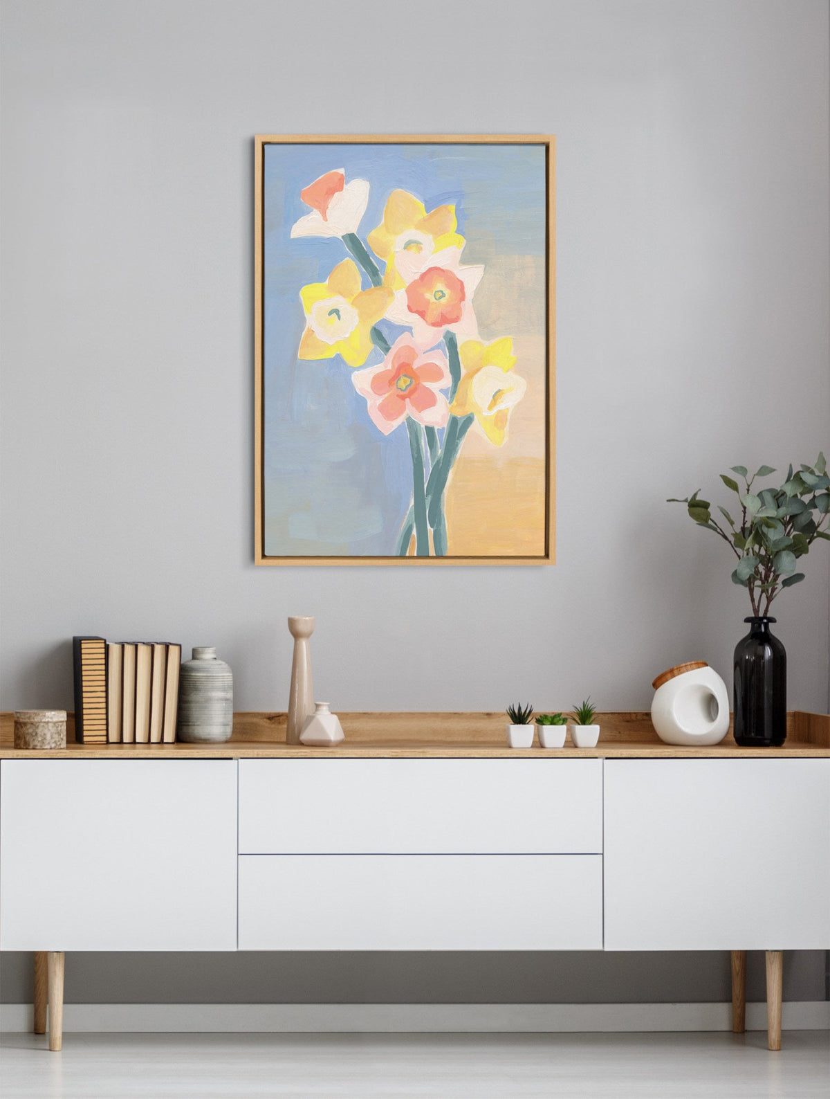 Sylvie April Morning Framed Canvas by Kate Aurelia Holloway