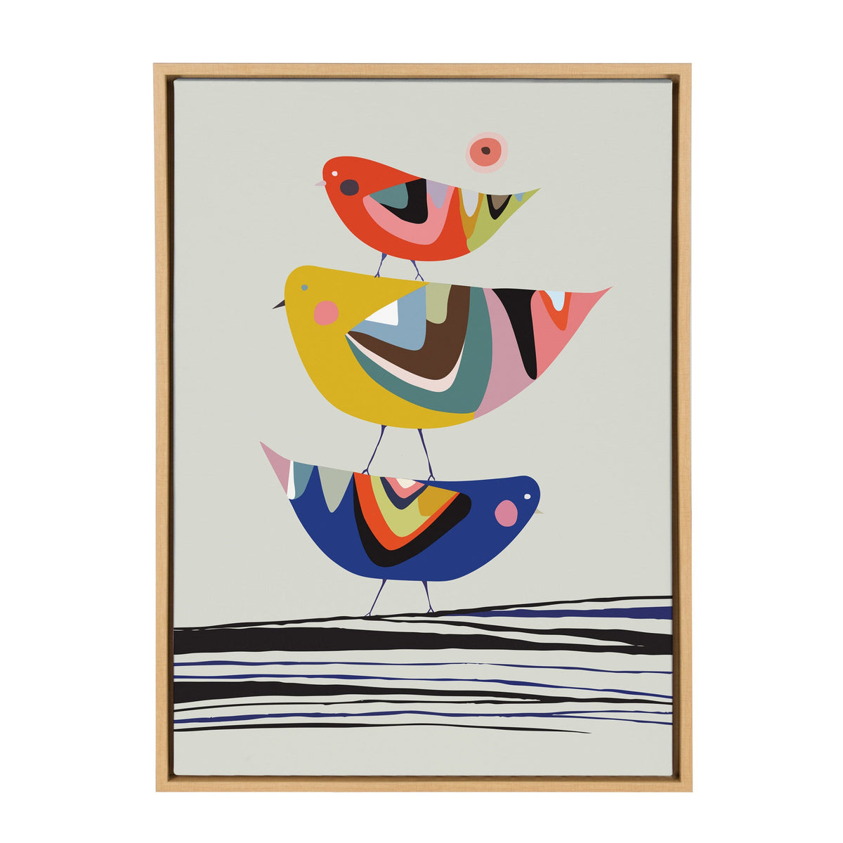 Sylvie The Family Tree Framed Canvas by Rachel Lee of My Dream Wall