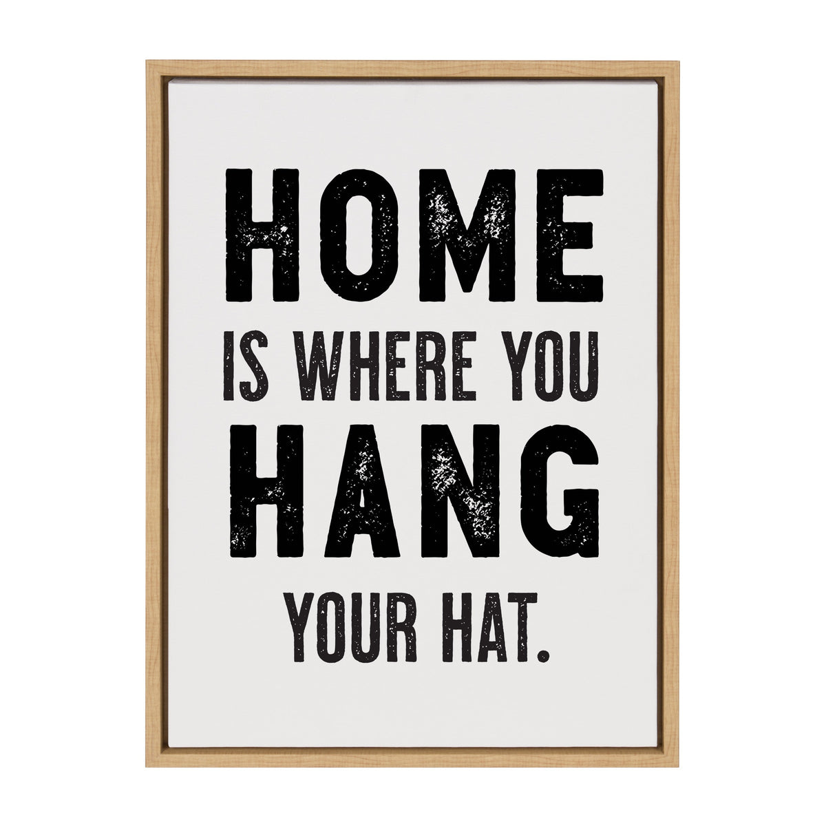 Sylvie Home Hat Framed Canvas by The Whiskey Ginger