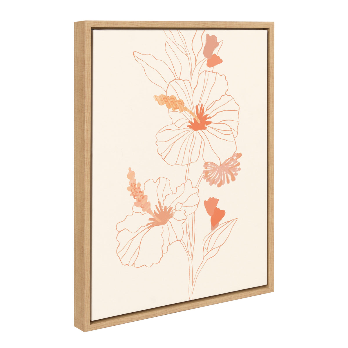Sylvie Hilo Framed Canvas by Kasey Free
