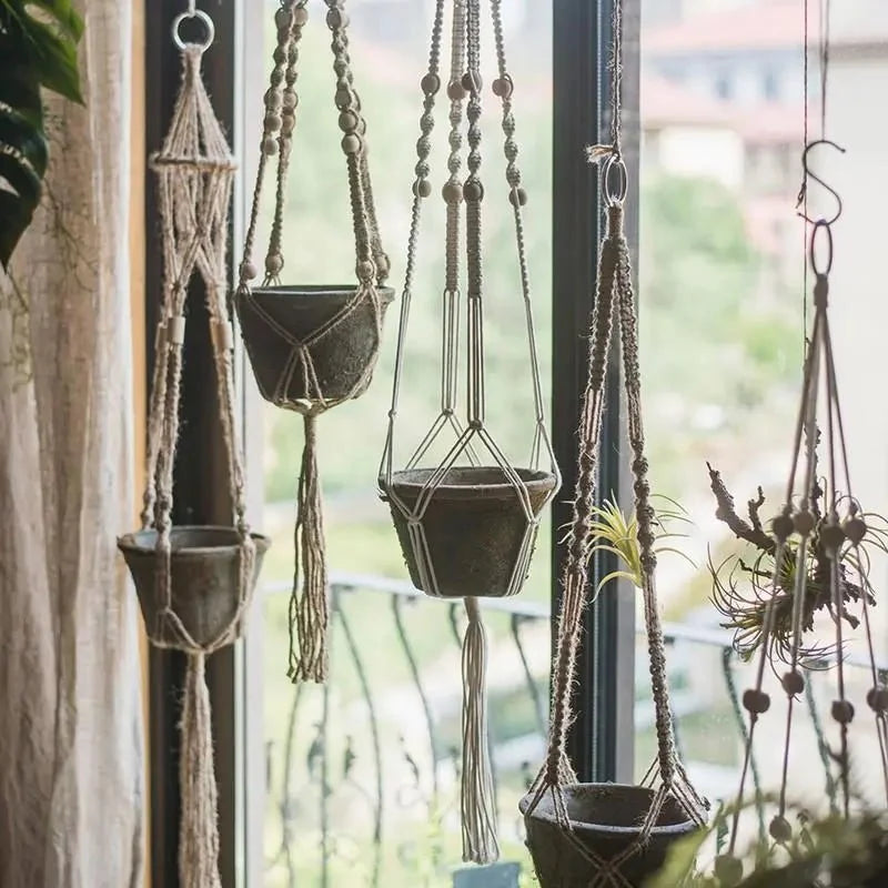 Cotton and Hemp Rope Planter Hanger