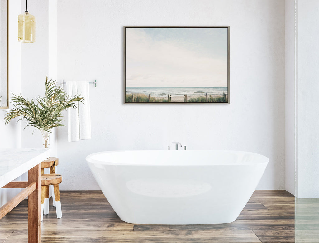Sylvie Pale Sky Framed Canvas by Emiko and Mark Franzen of F2Images