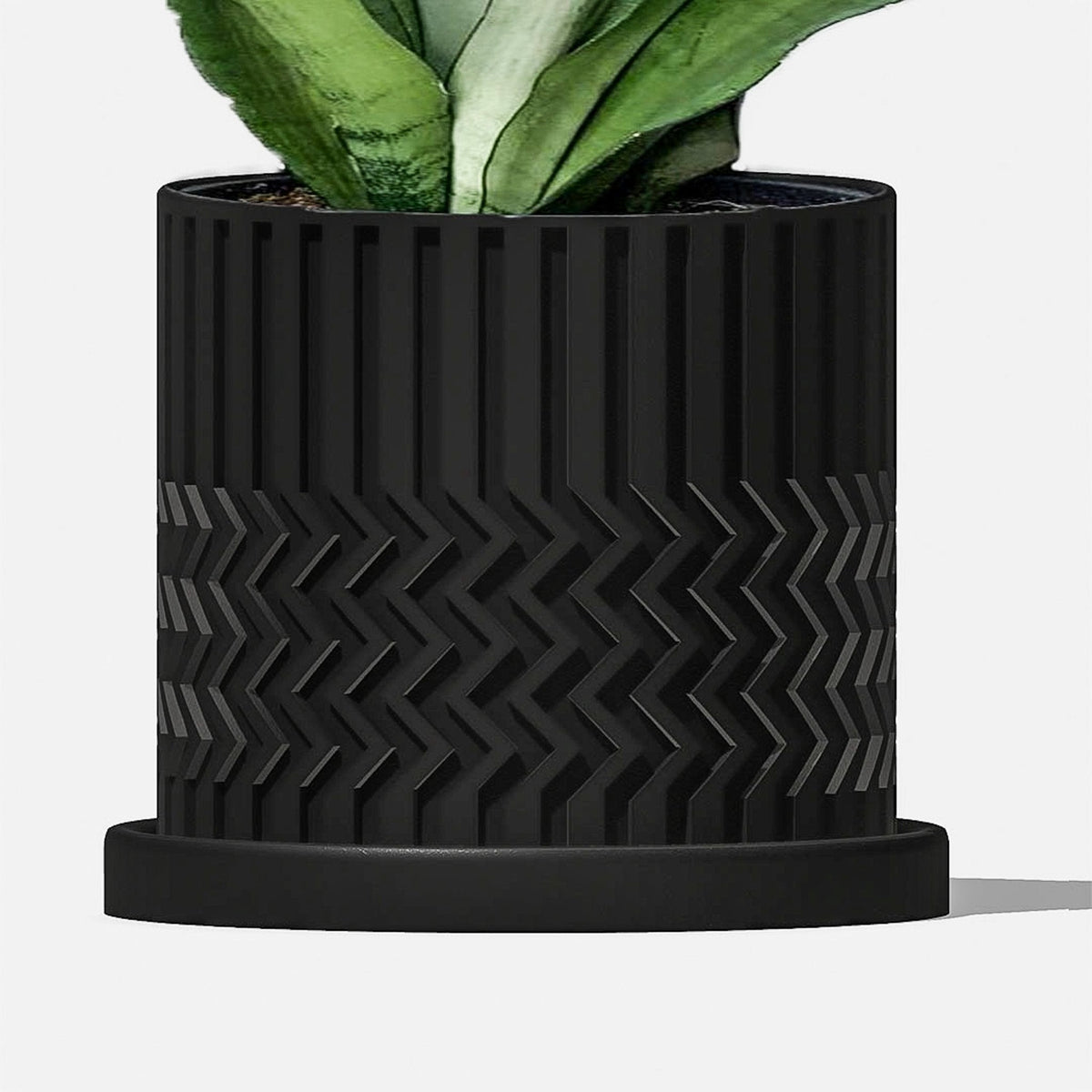 Minimalist Zig-Zag Planter