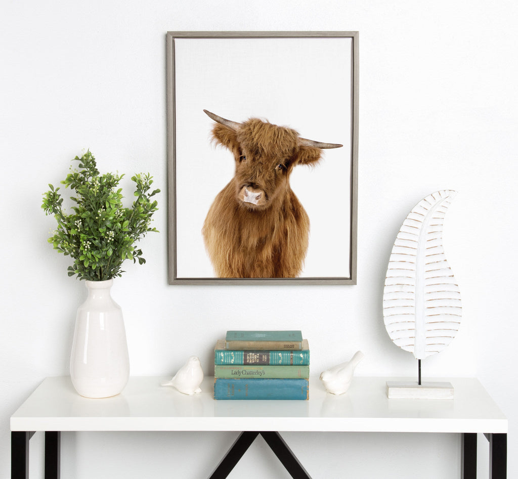 Sylvie Animal Studio Highland Framed Canvas by Amy Peterson Art Studio