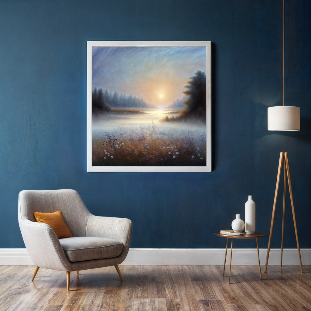 Canvas Print: Misty Serenade