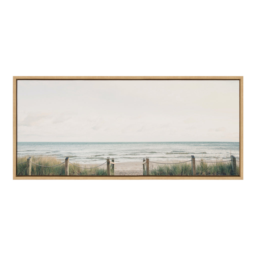 Sylvie Pale Sky Framed Canvas by Emiko and Mark Franzen of F2Images