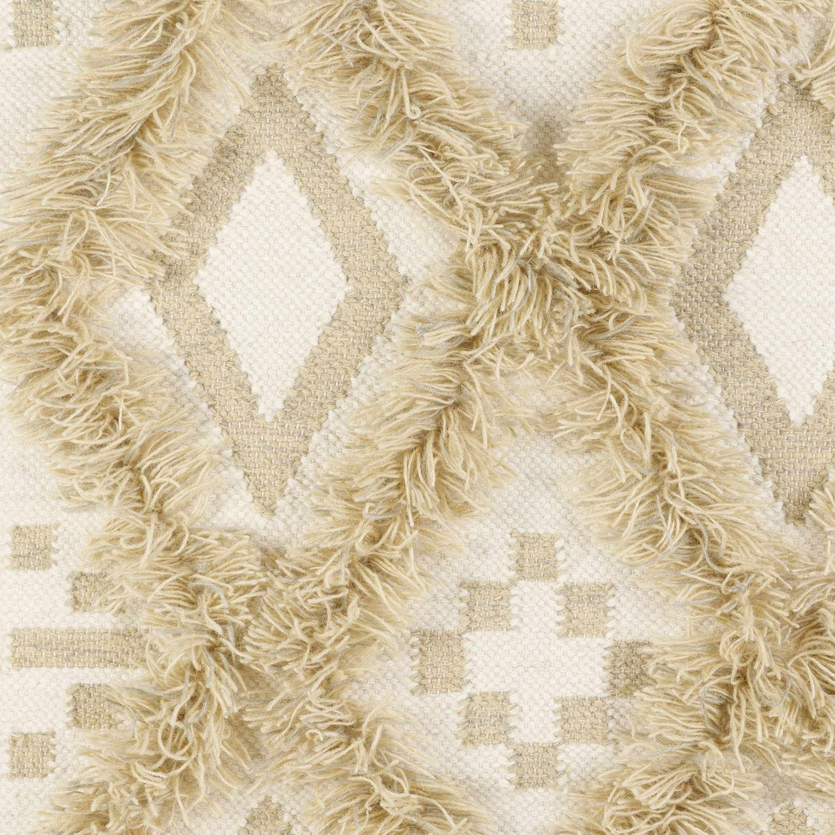 Malay Cream Diamond Fringe Wall Hanging