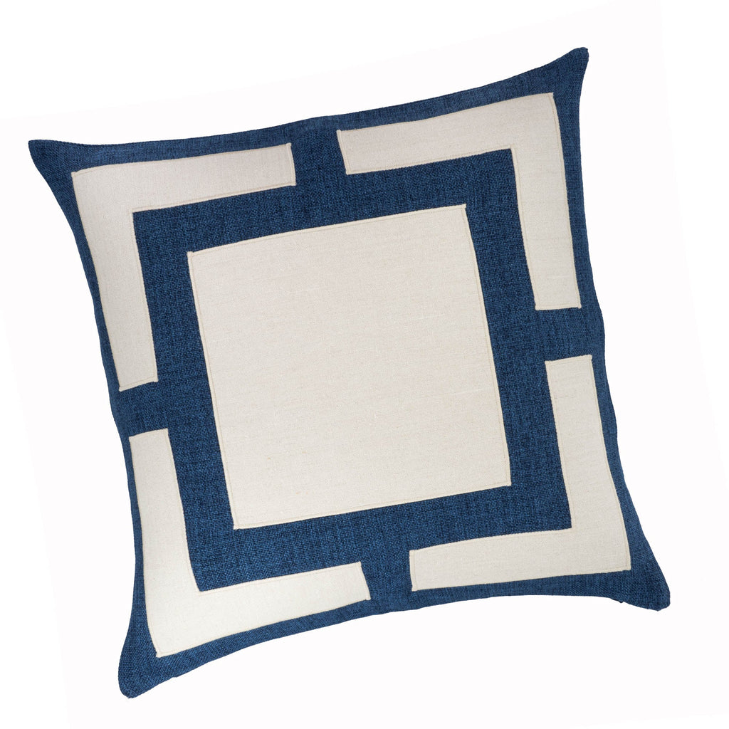 Mykonos Throw Pillow Cover, 22" X 22"