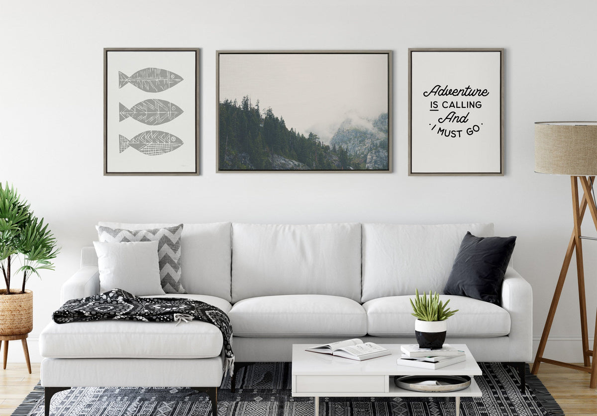 Sylvie The Power of Imagination Framed Canvas by Laura Evans