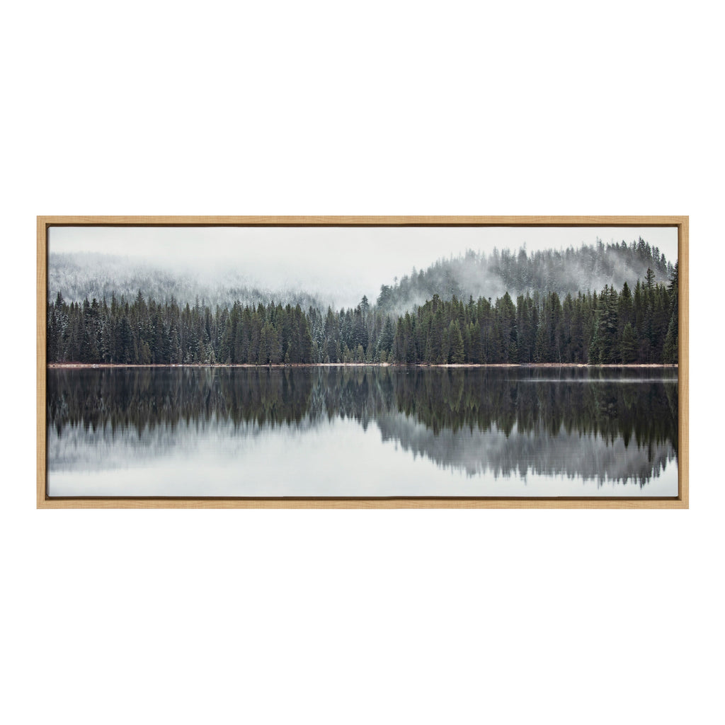 Sylvie Still Reflection Framed Canvas by Emiko and Mark Franzen of F2Images