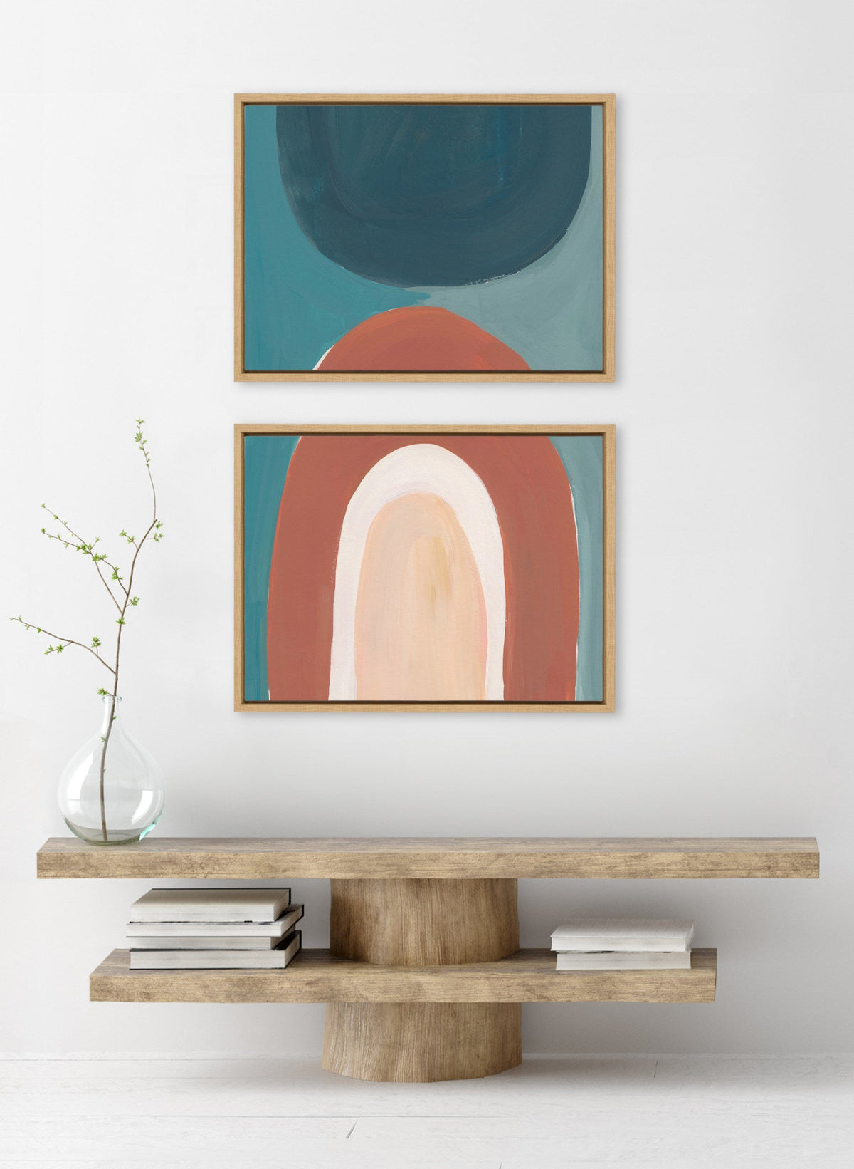 Sylvie Teotitlan Valley Study 1 A and B Framed Canvas Art Set of 2 by Kate Aurelia Holloway