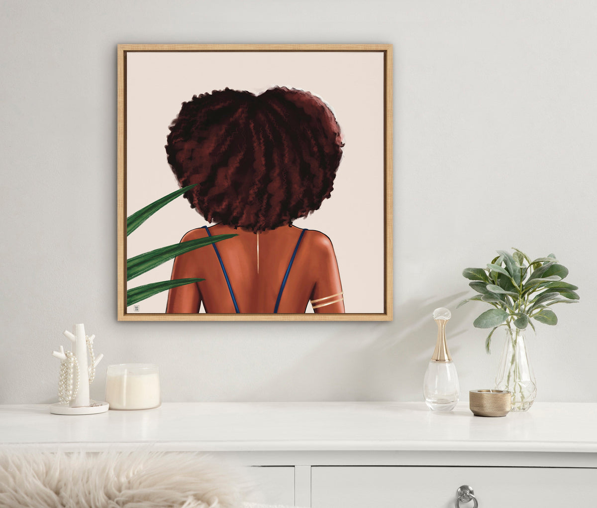 Sylvie Whatever You Want Framed Canvas by Mary Joak
