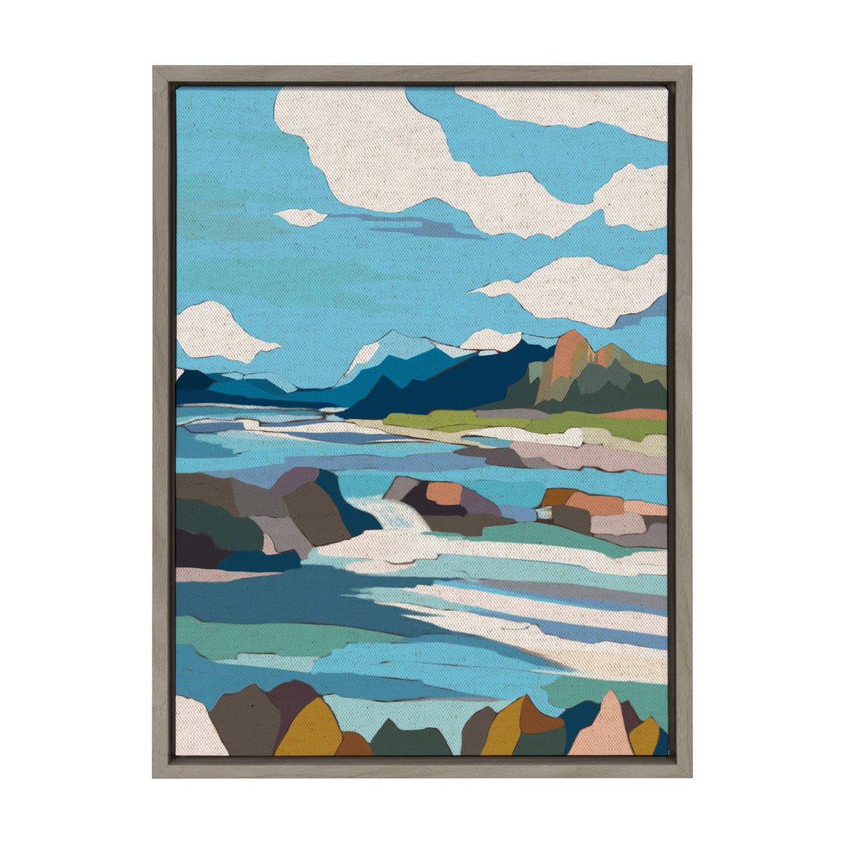 Sylvie Brienz Framed Canvas by Nikita Jariwala