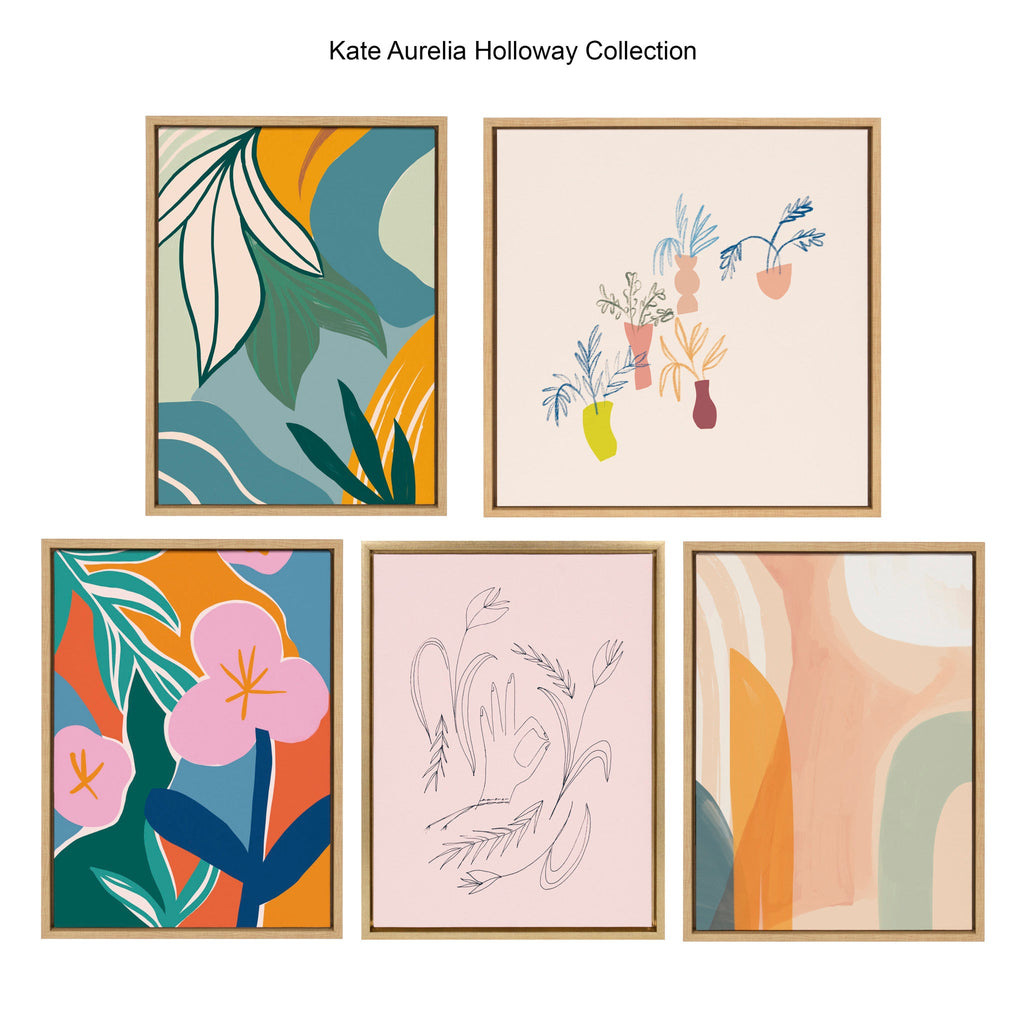 Sylvie Desert Sunrise Framed Canvas by Kate Aurelia Holloway
