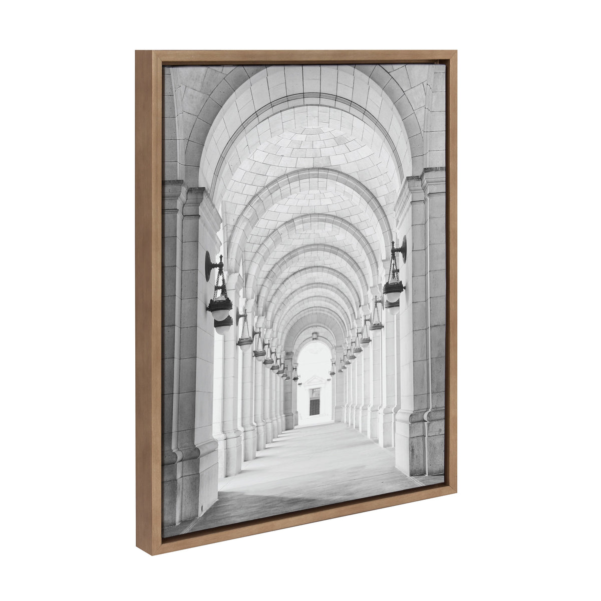Sylvie Union Station Framed Canvas by Golie