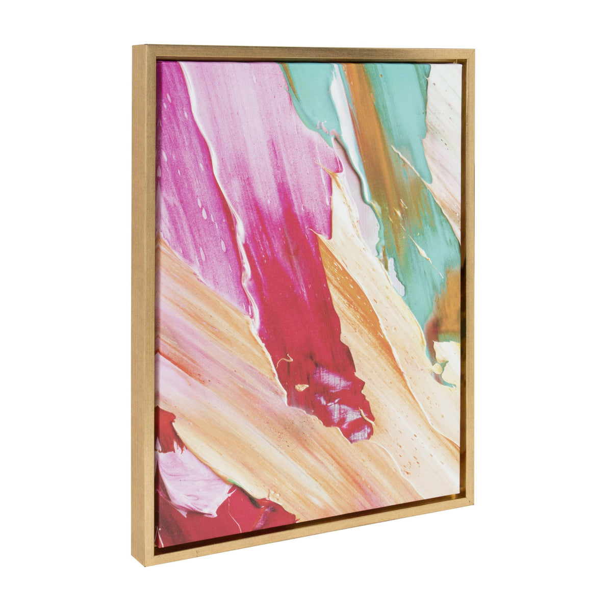 Sylvie Lush Color Acrylic Framed Canvas by Amy Peterson