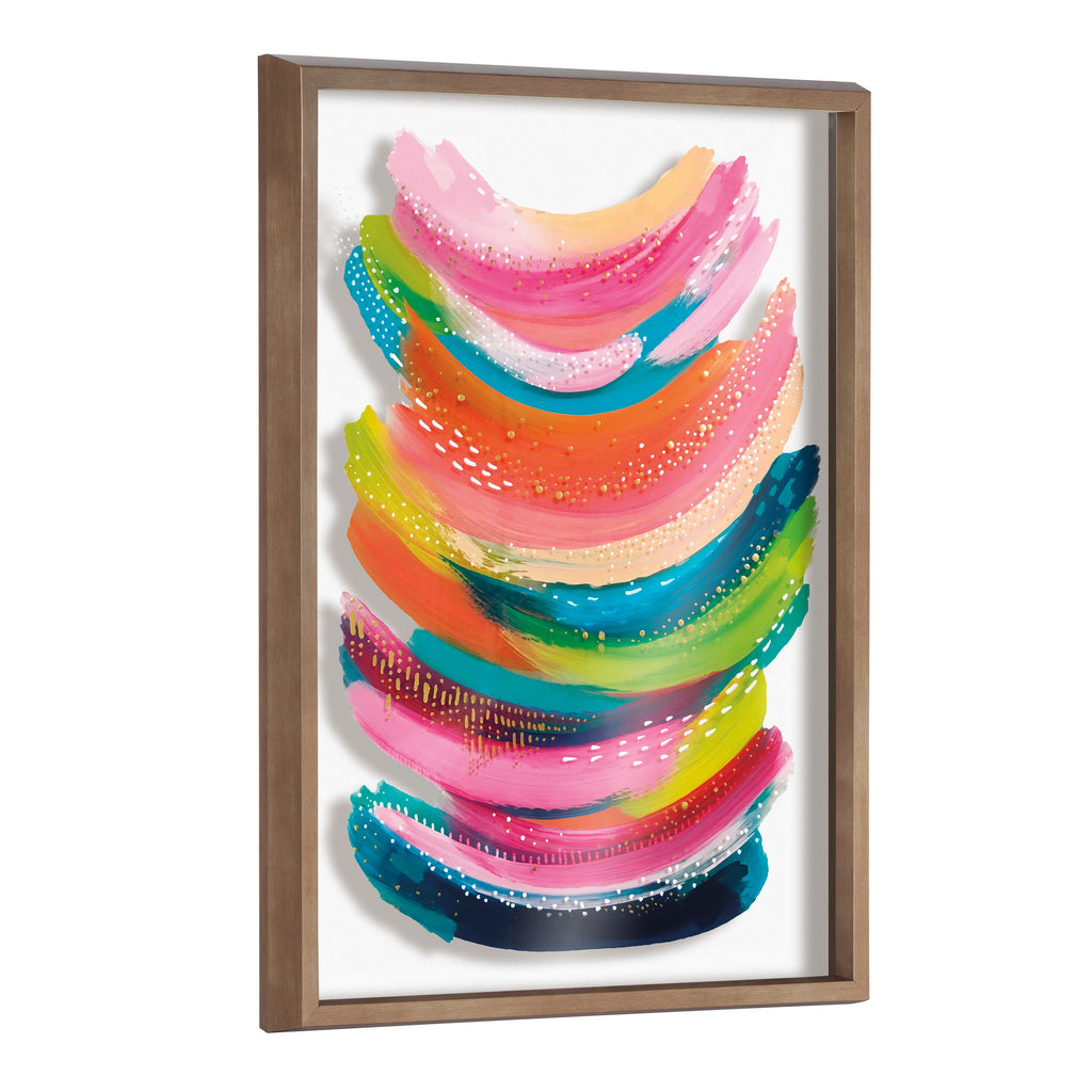 Blake Bright Abstract Framed Printed Art by Jessi Raulet of Ettavee