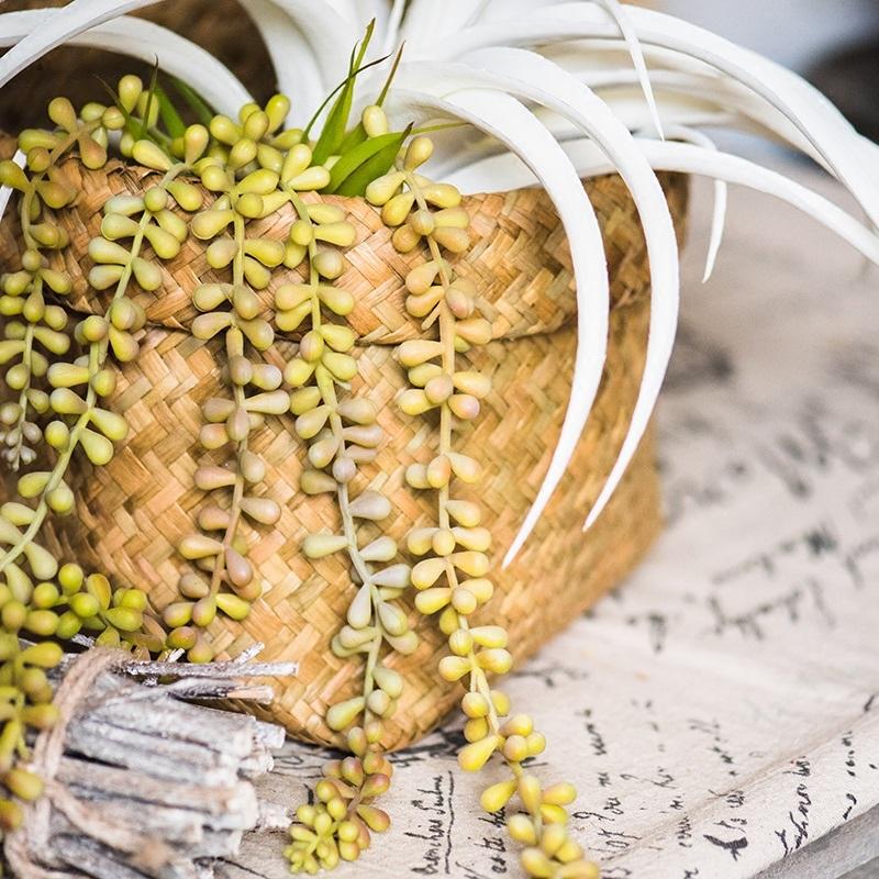 Artificial Pearl Hanging Succulent Stem 26" Long