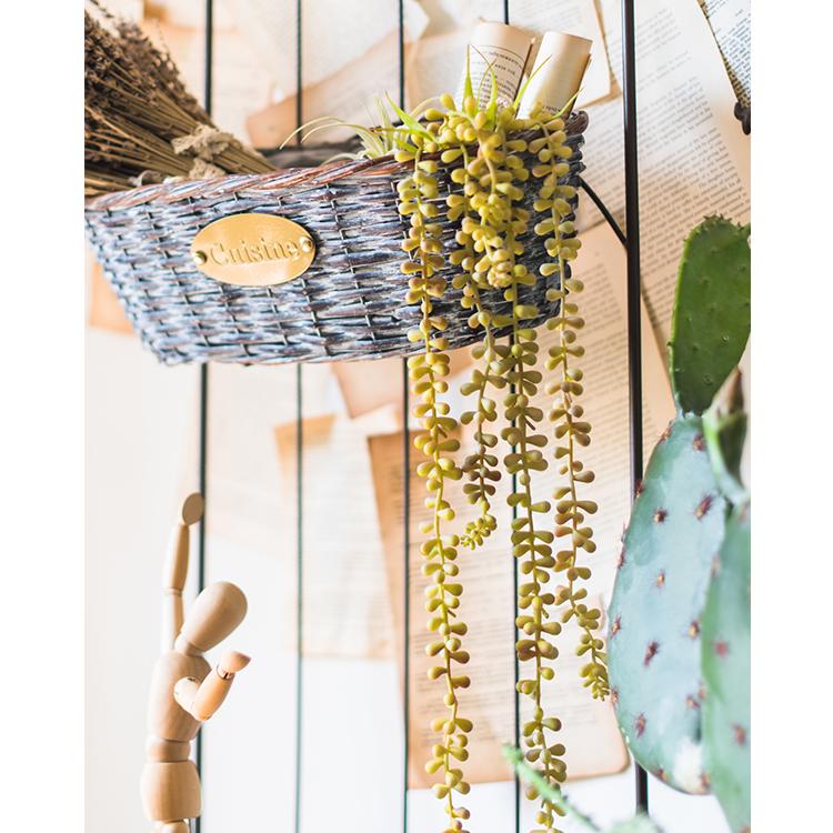 Artificial Pearl Hanging Succulent Stem 26" Long