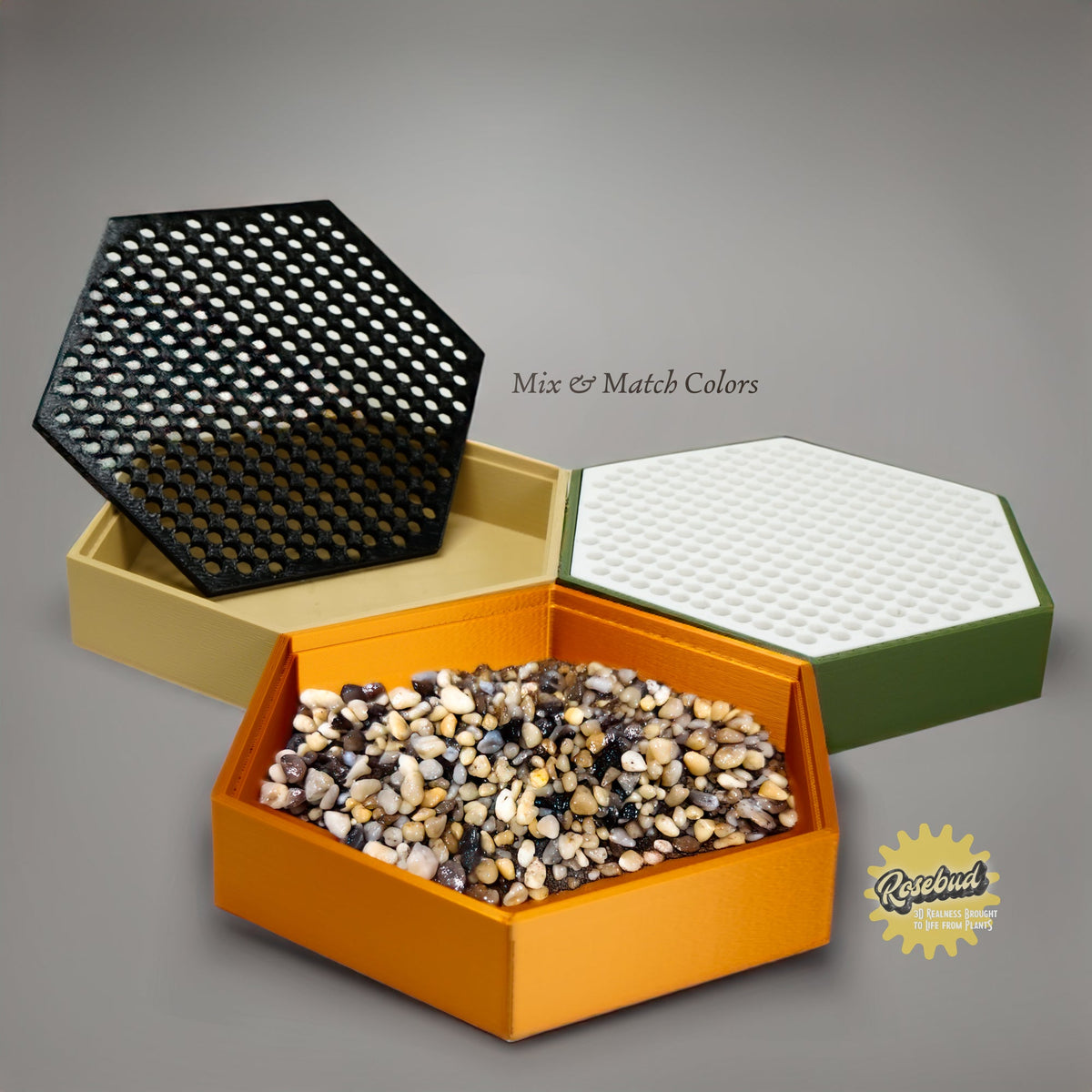 Water Humidity Tray for Houseplants, Includes Pebbles