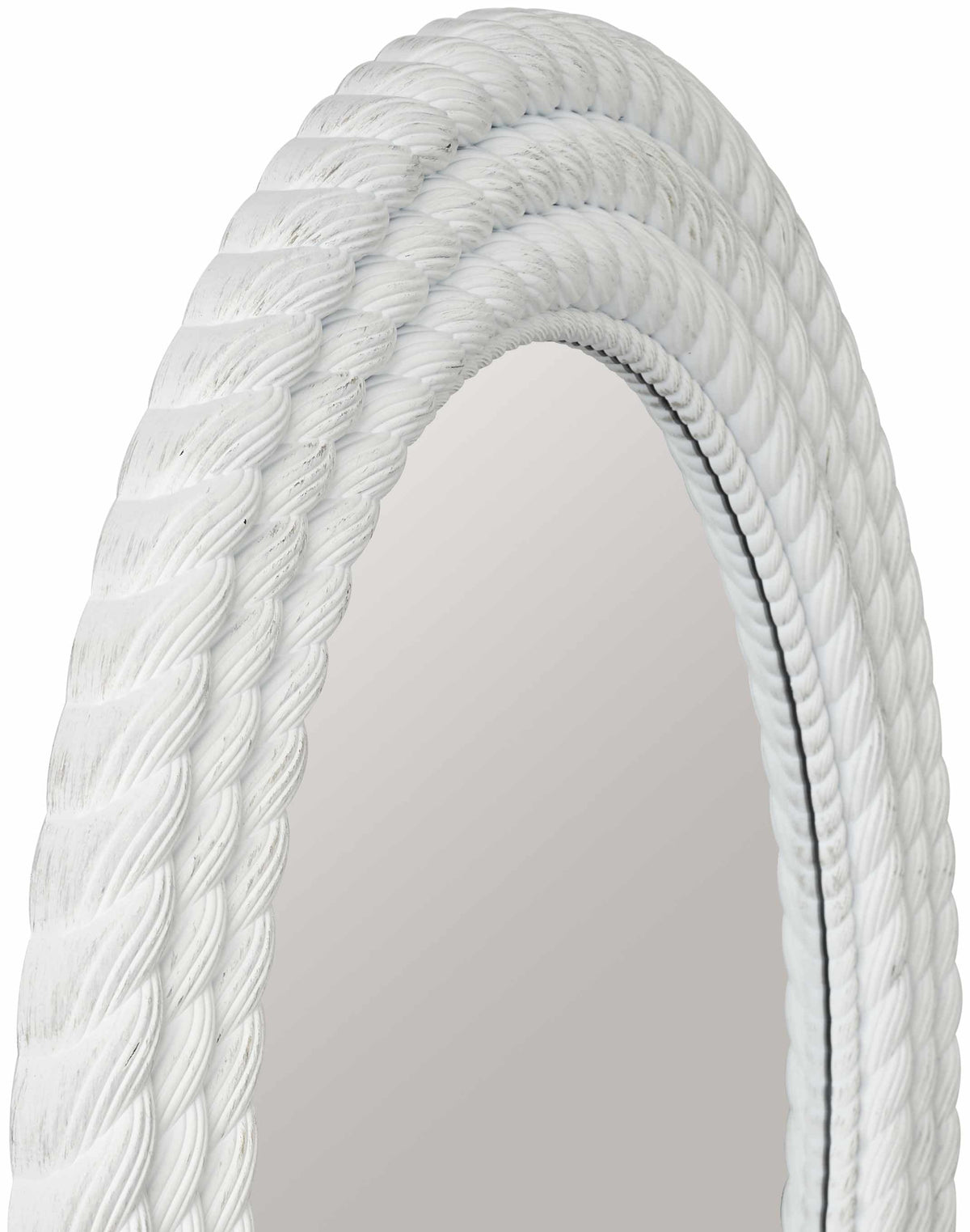 Polverigi Round White Mirror