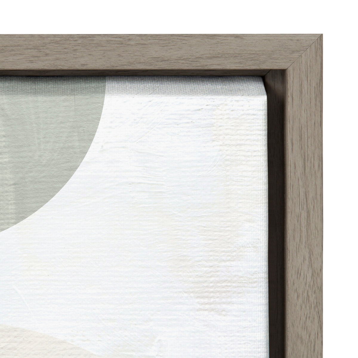 Sylvie Sahara Gray 2 Framed Canvas by Alexander Ginzburg