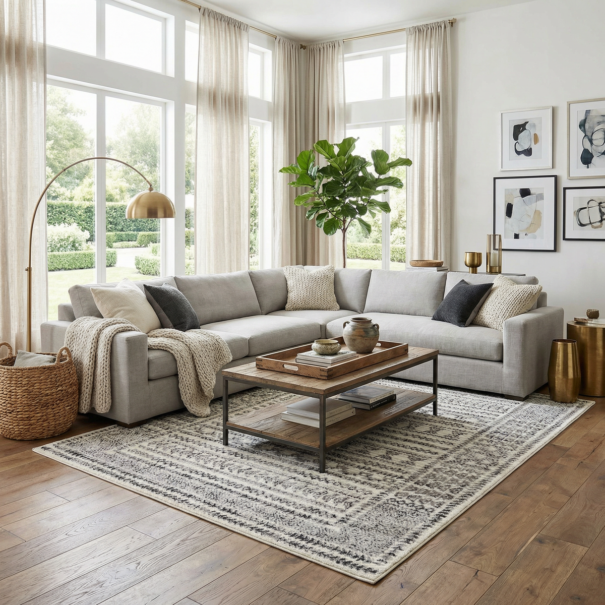 Greig Bohemian Area Rug