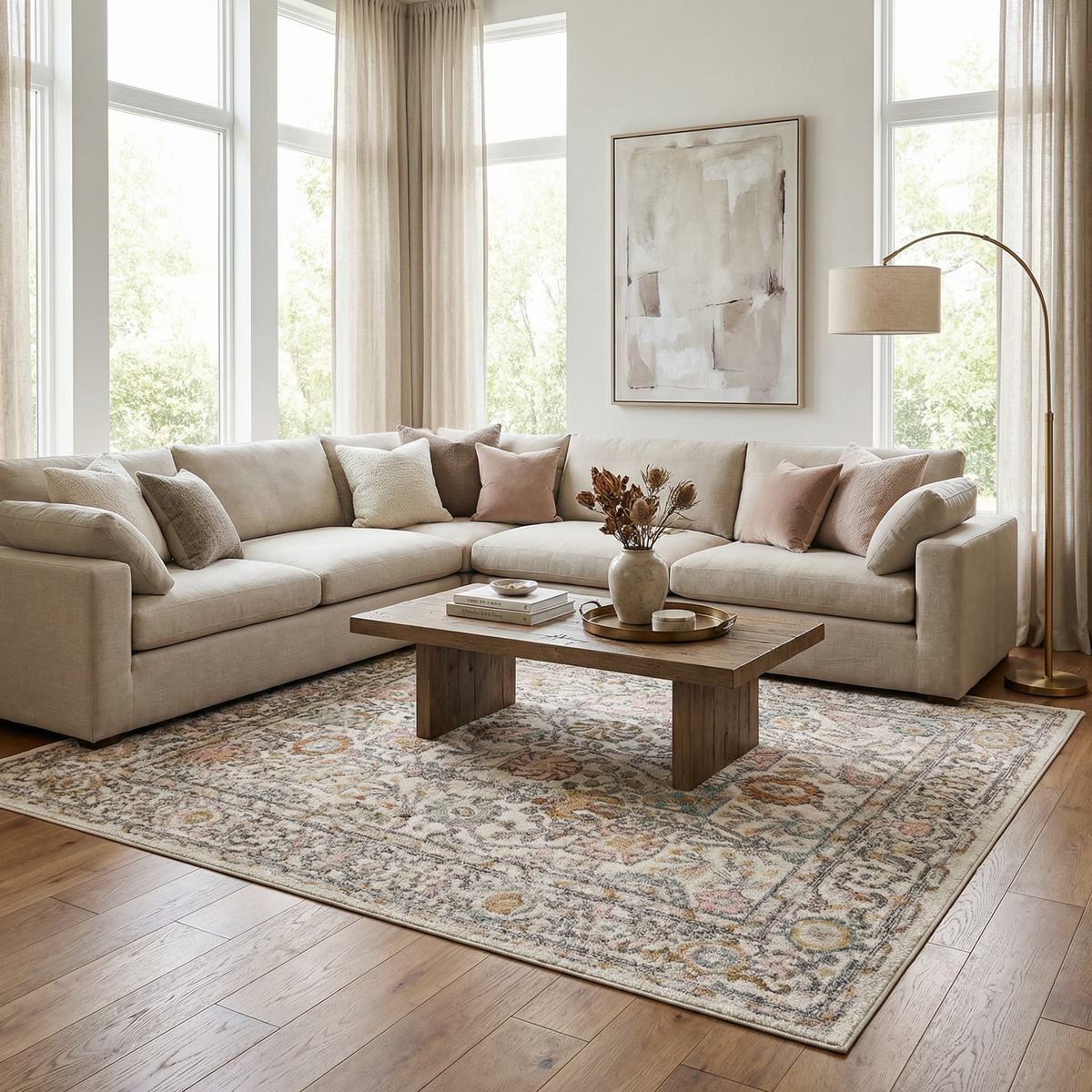 Herstmonceux Traditional Area Rug