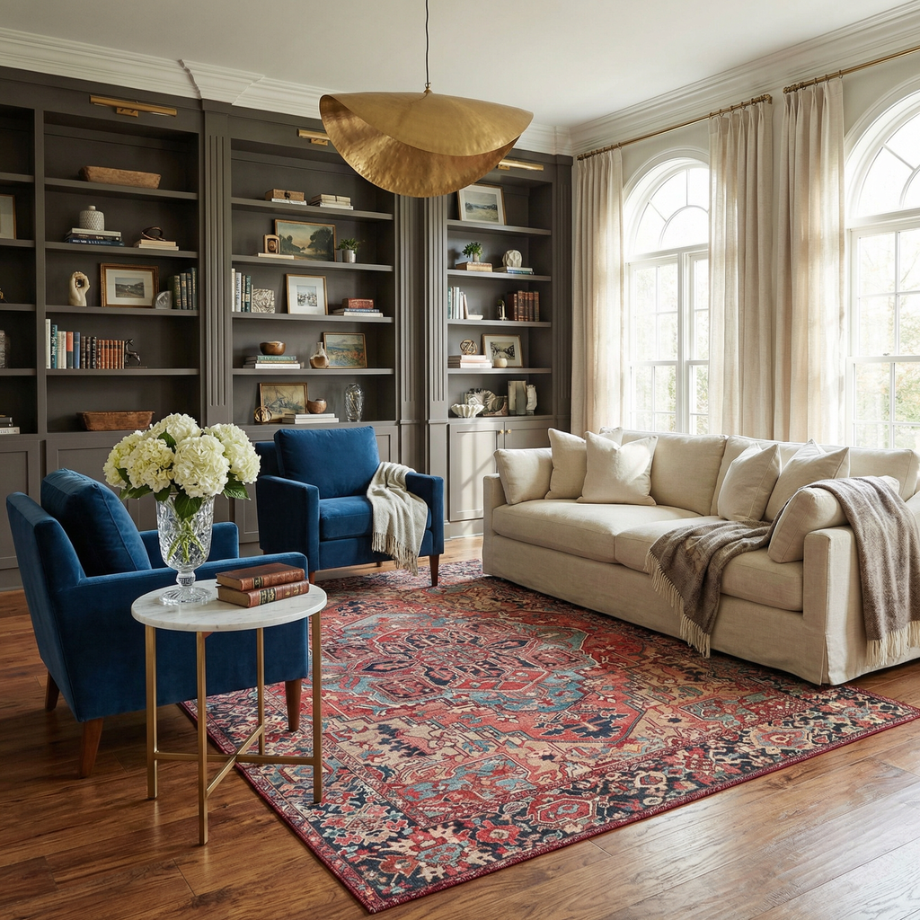 Neyland Traditional Area Rug