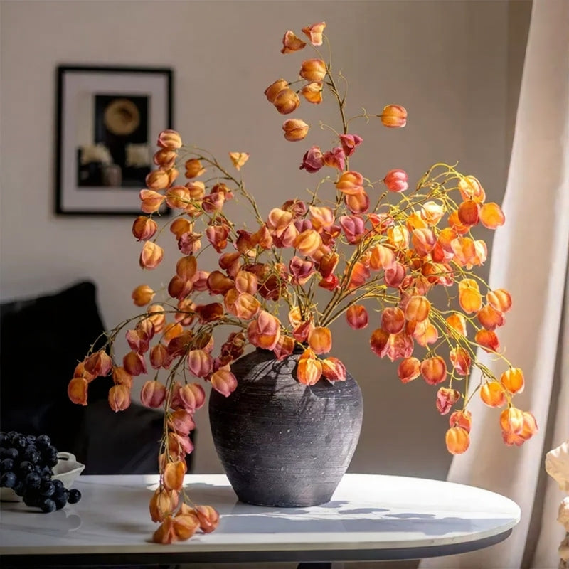 Artificial Autumn Lantern Branch