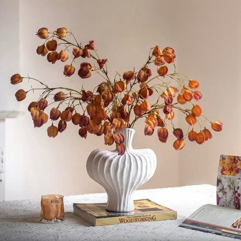 Artificial Autumn Lantern Branch
