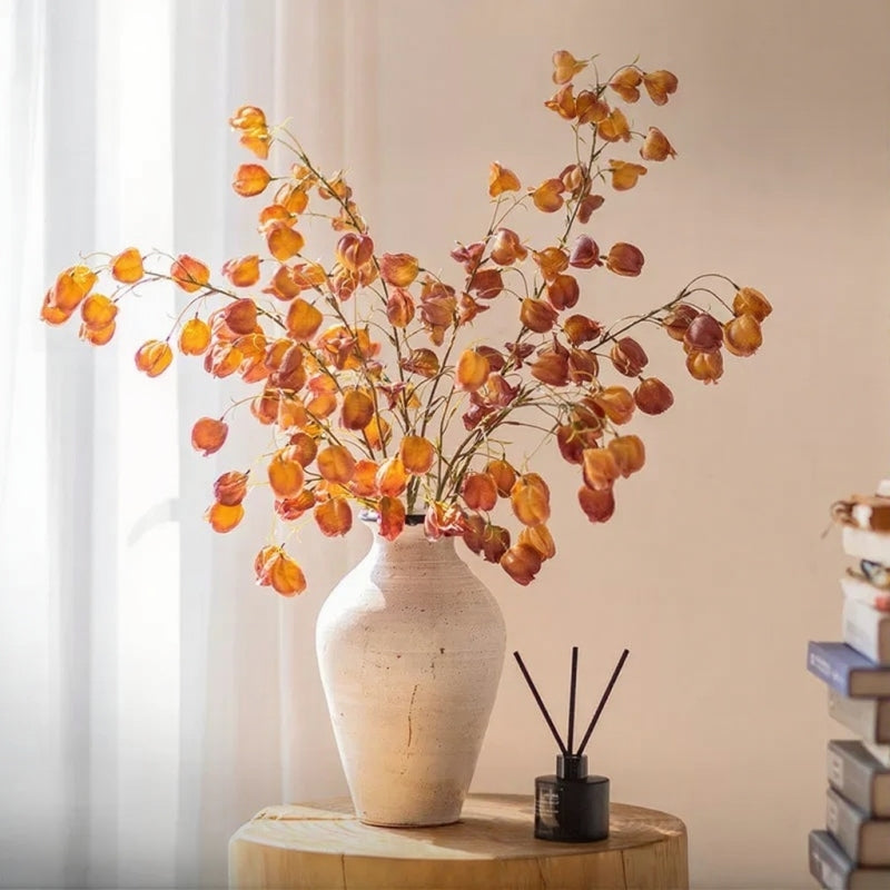 Artificial Autumn Lantern Branch